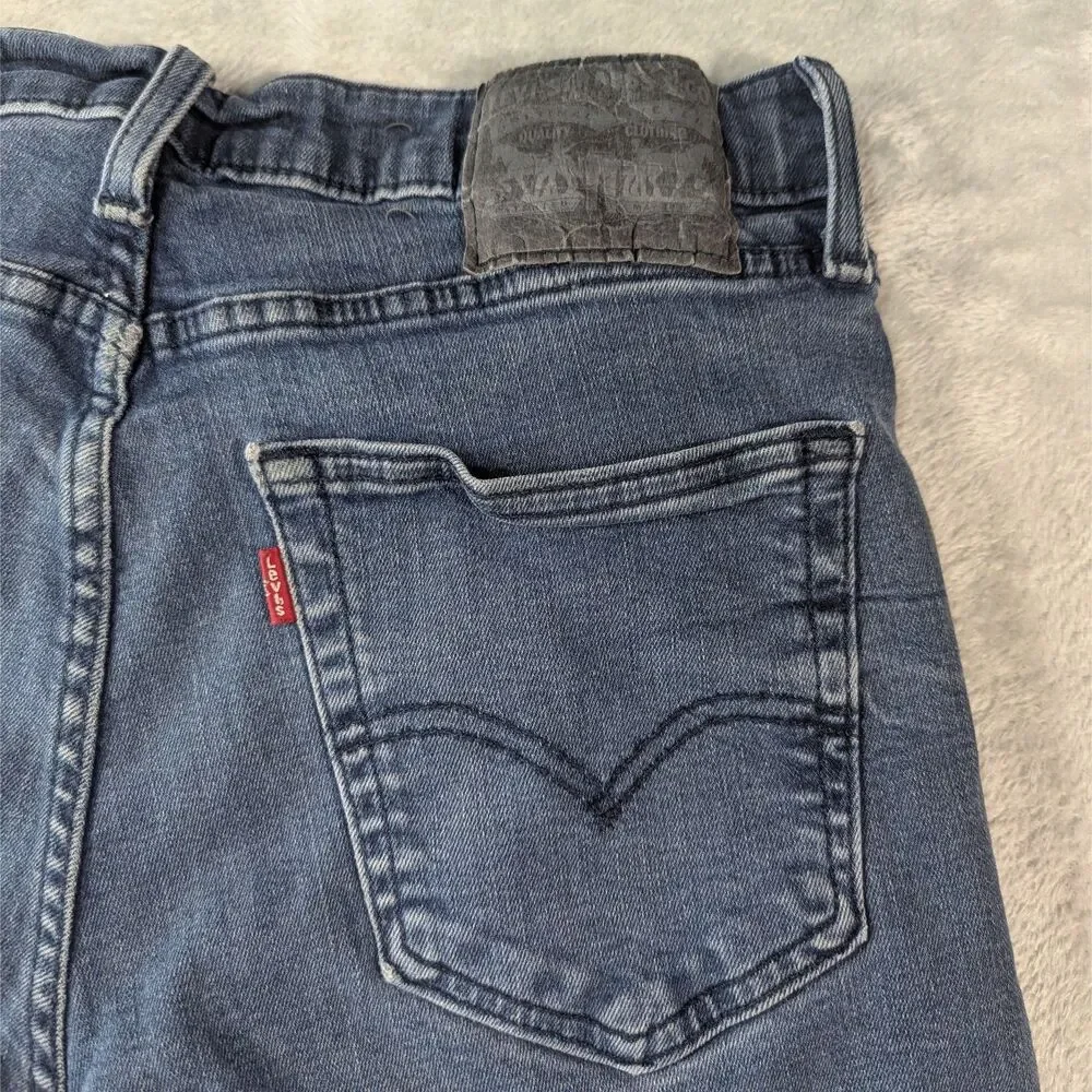 Levis 511 Slim Fit Jeans Mens 33x30 Dark Wash Blue Stretch Denim Pants Red Tab